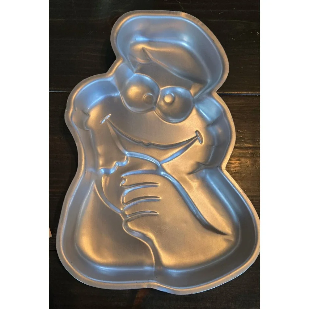 Vintage Wilton‎ Cookie Monster Cake Pan Sesame Street Muppets 502-7413